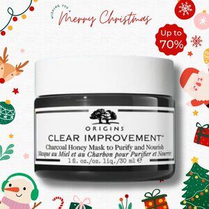 Origins Clear Improvement Charcoal Honey Mask To Purify & Nourish, 1 Fl Oz